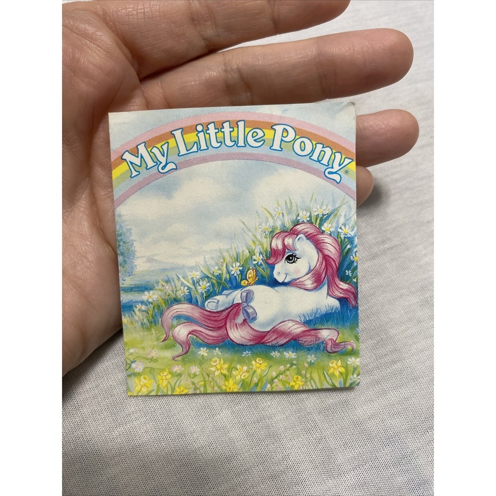 September Birth flower Pamphlet/Insert/Booklet Accessory G1‎ My Little Pony